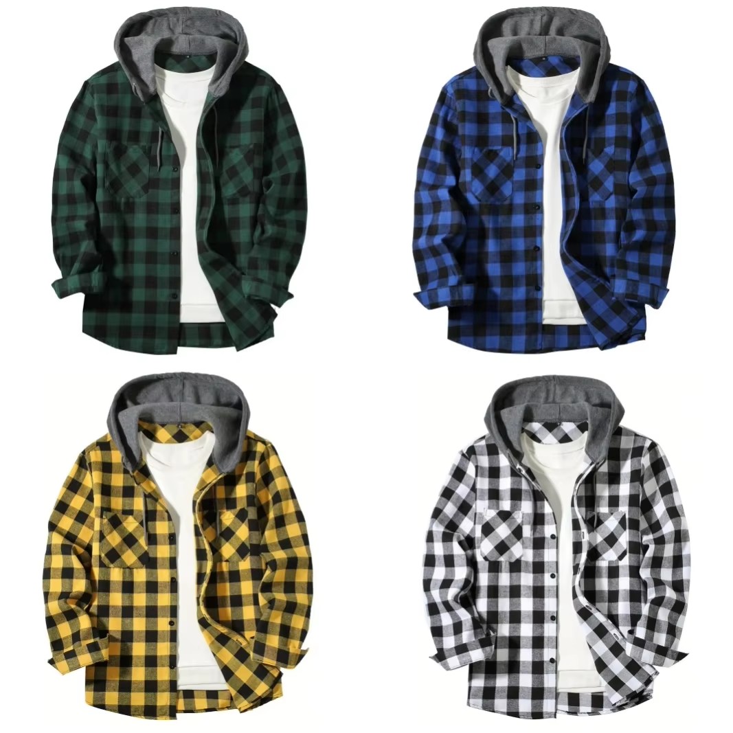 Men's Business Spring And Autu - Flannel Shirt Lined avis et prix