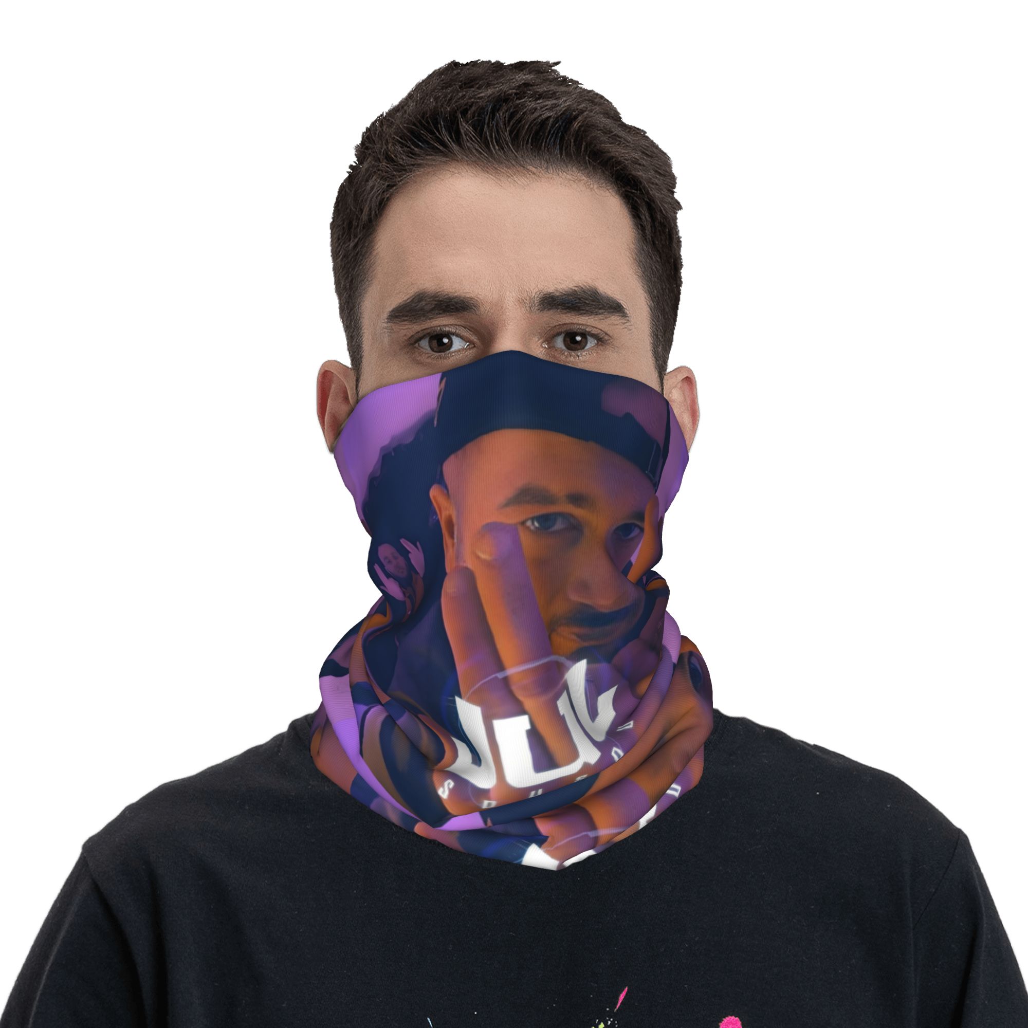 Custom JuL Rap Music Bandana W - Neck Gaiter Fleece avis et prix