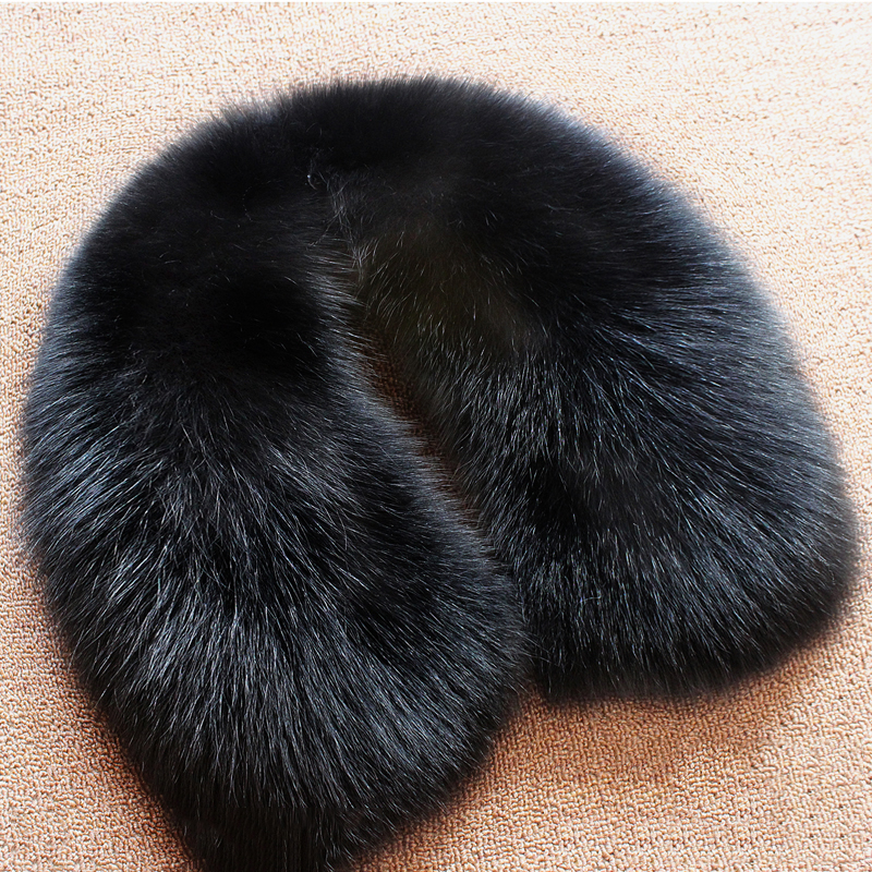 Real wool collar whole fur fox - Wool Scarf Men avis et prix