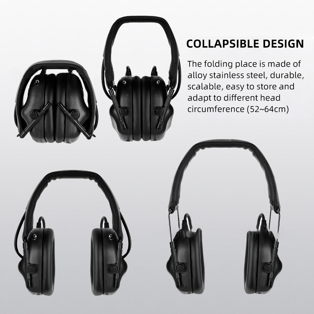 BOOIU Tactical Electronic Shoo - Earmuffs Foldable avis et prix