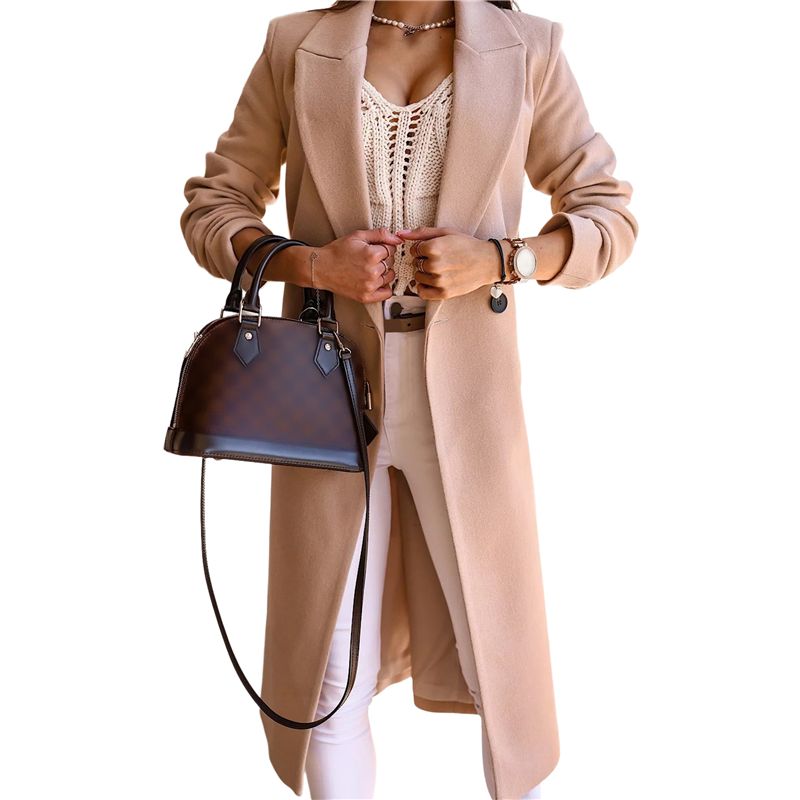 A24F-Women Long Wool Coats For - Wool Coat Peacoat avis et prix