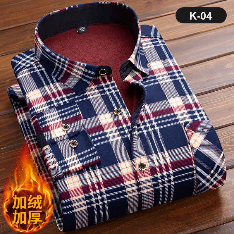 Men's Long Sleeve Plaid Shirt, - Flannel Shirt Lined avis et prix