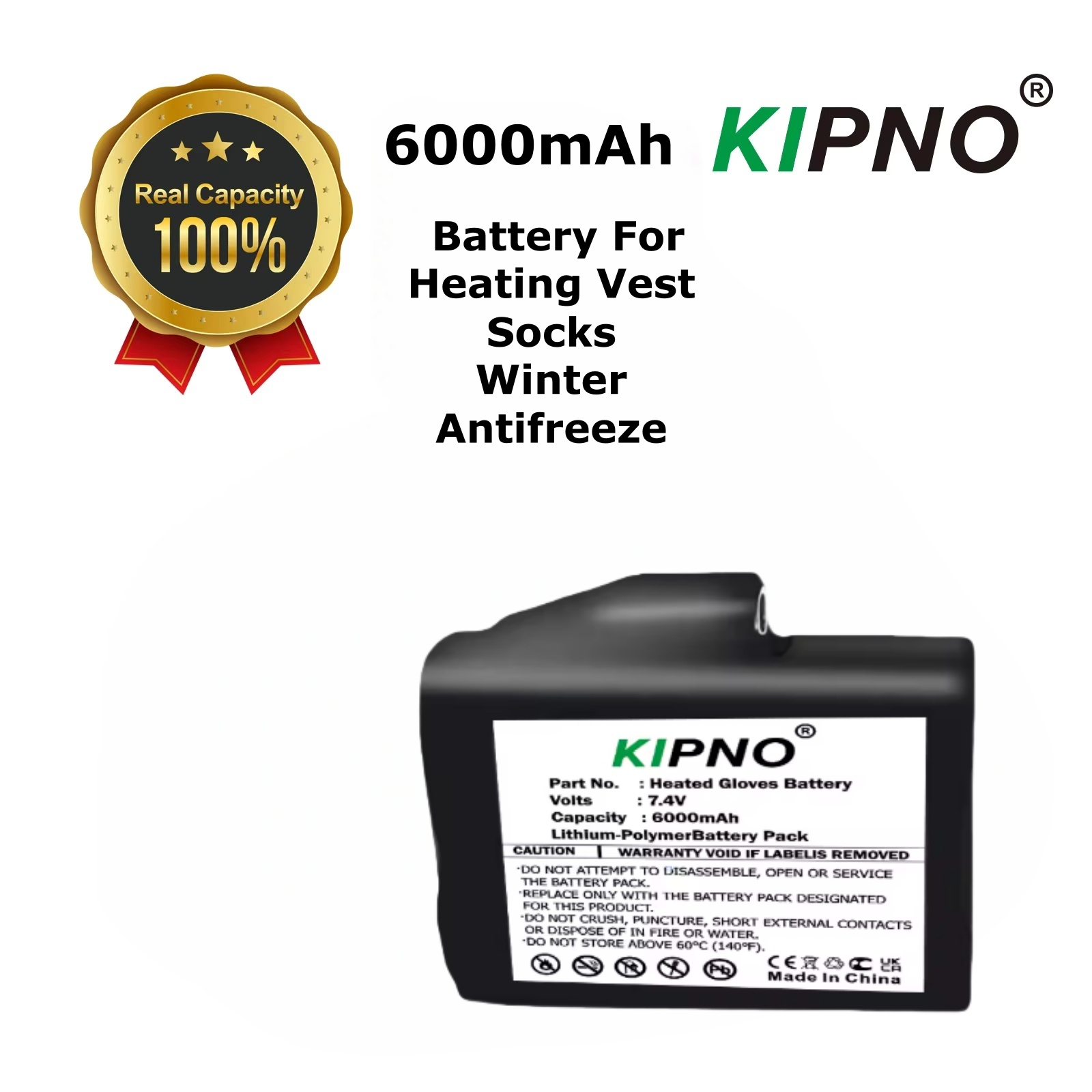 Heated Gloves Battery 7.4V 600 - Heated Vest Battery avis et prix