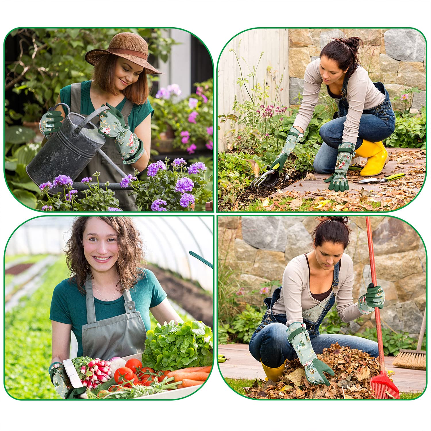 Women's Long Gardening Gloves, - Touch Screen Gloves avis et prix