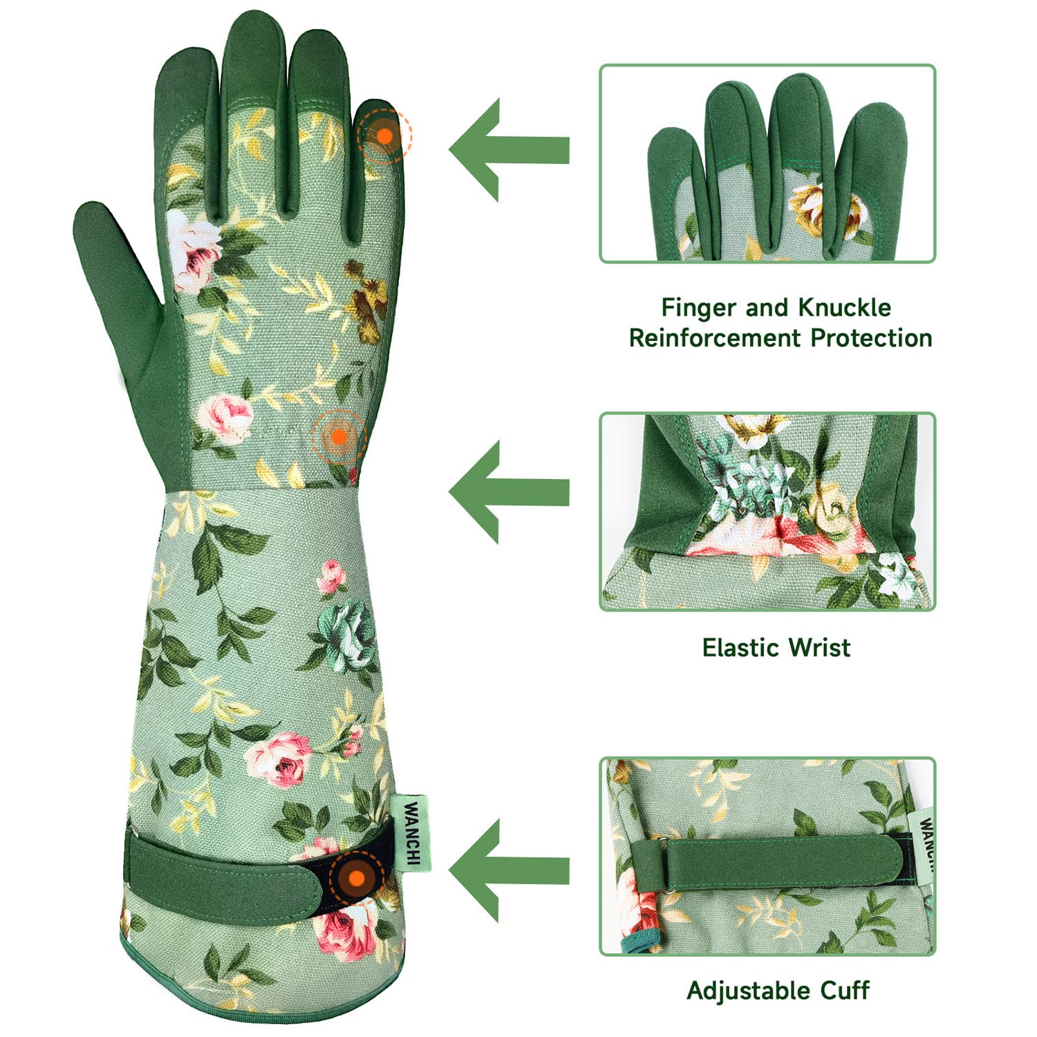 Women's Long Gardening Gloves, - Touch Screen Gloves avis et prix