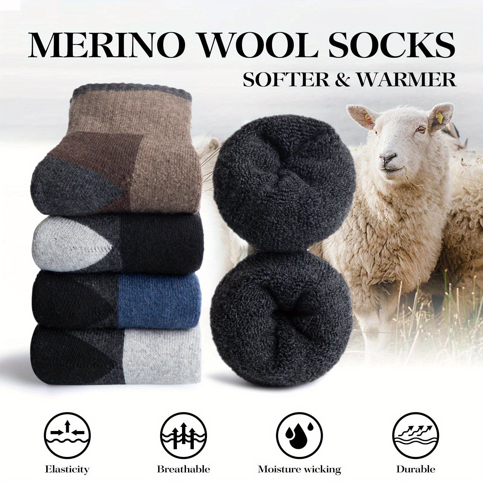 Winter Merino Wool Socks Thick - Thermal Sock Wool avis et prix