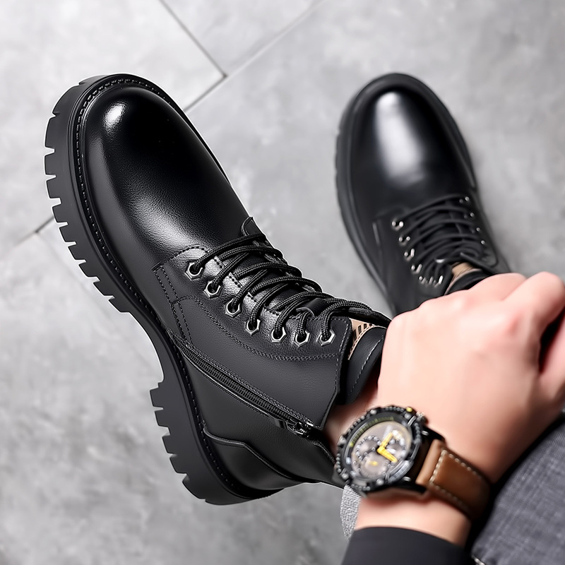 Men Classic Genuine Leather Bo - Waterproof Winter Boot avis et prix