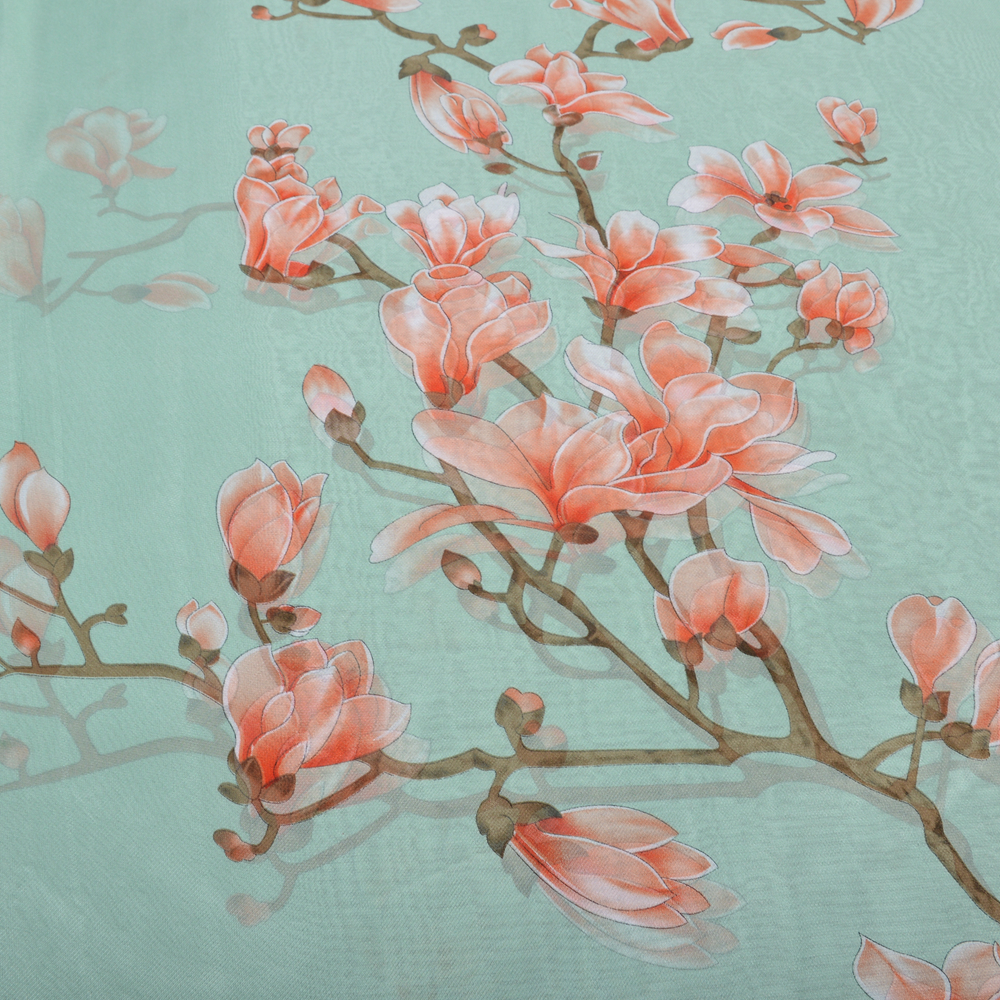 BYSIFA| Light Green Silk Scarf - Shawl Wrap Winter avis et prix