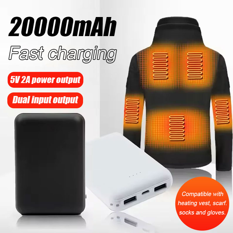 20000mAh Power Bank Portable U - Heated Vest Battery avis et prix