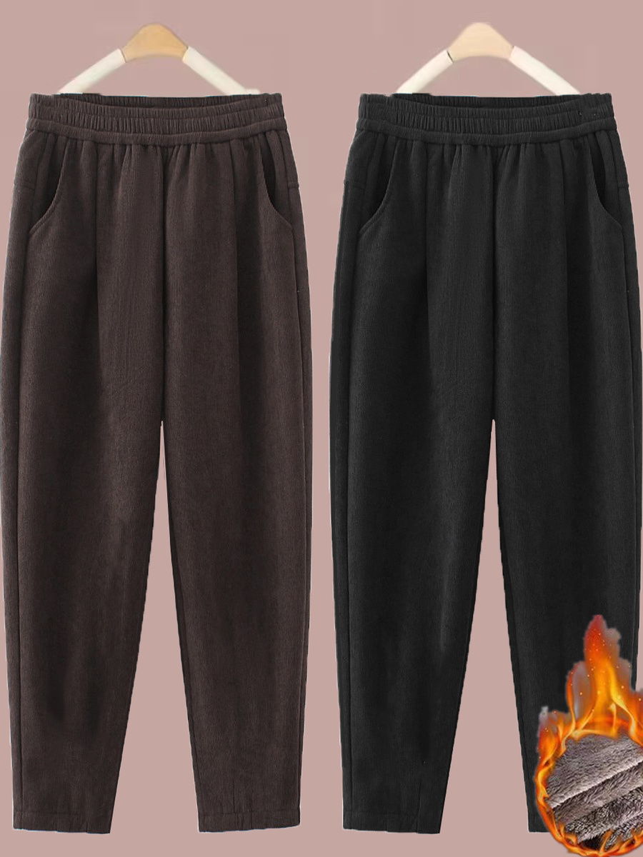 Thickened Straight Leg Pants W - Corduroy Pant Warm avis et prix