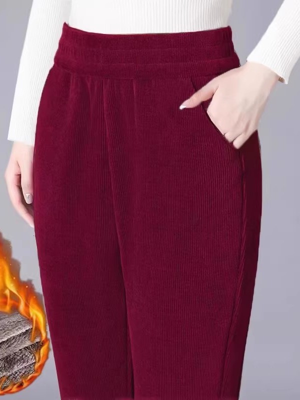 Thickened Straight Leg Pants W - Corduroy Pant Warm avis et prix
