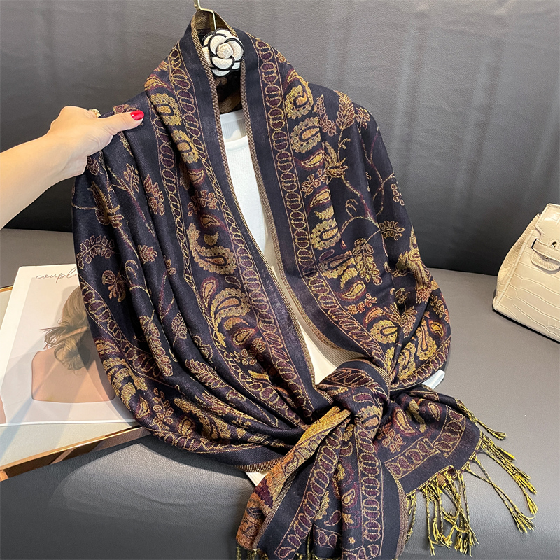 Luxury Brand Autumn Cashmere P - Cashmere Pashmina Wrap avis et prix