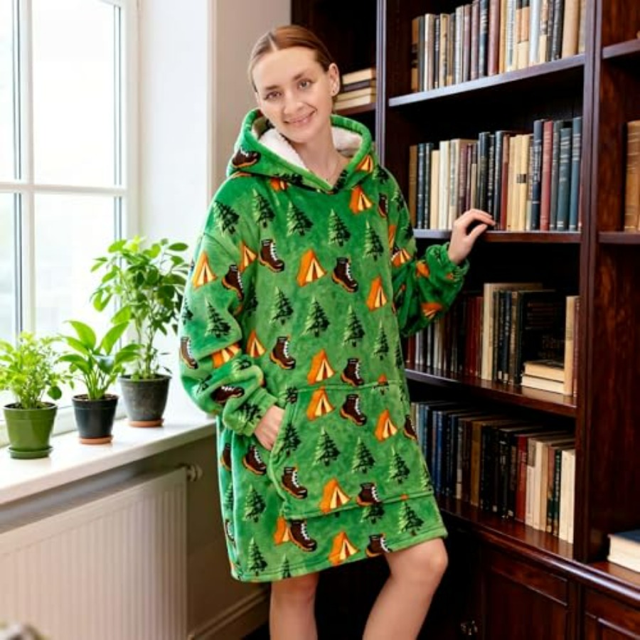 Wearable Blanket Hoodie for Ad - Sherpa Hoodie Fleece avis et prix