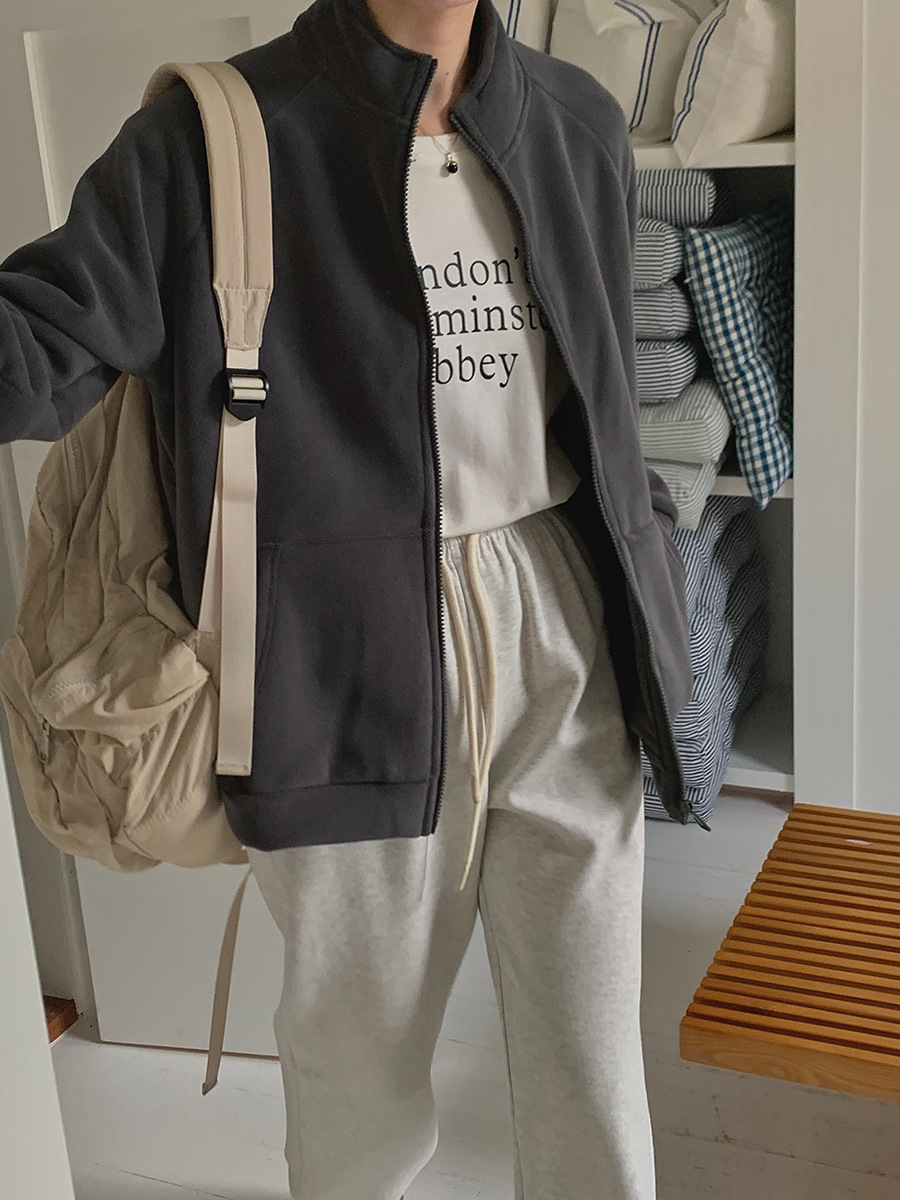 Fleece Sweatshirt No Hat Women - Sherpa Hoodie Fleece avis et prix