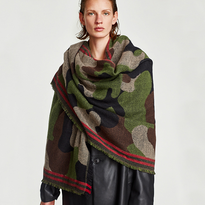 Camouflage Leopard Print Echar - Cashmere Pashmina Wrap avis et prix
