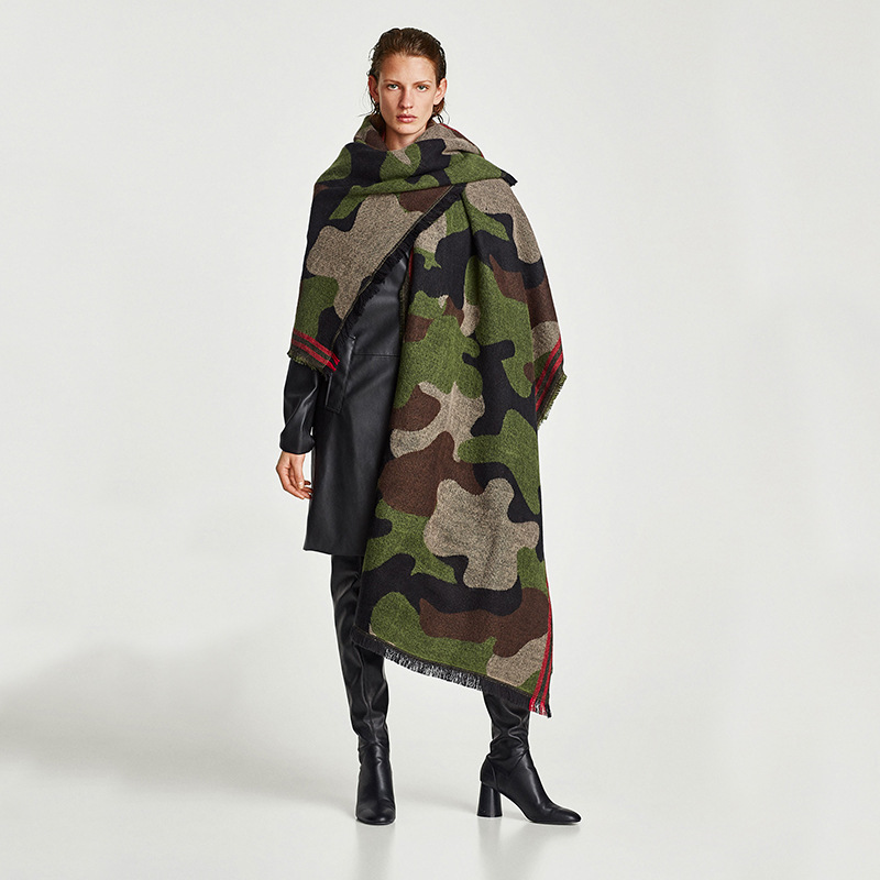 Camouflage Leopard Print Echar - Cashmere Pashmina Wrap avis et prix