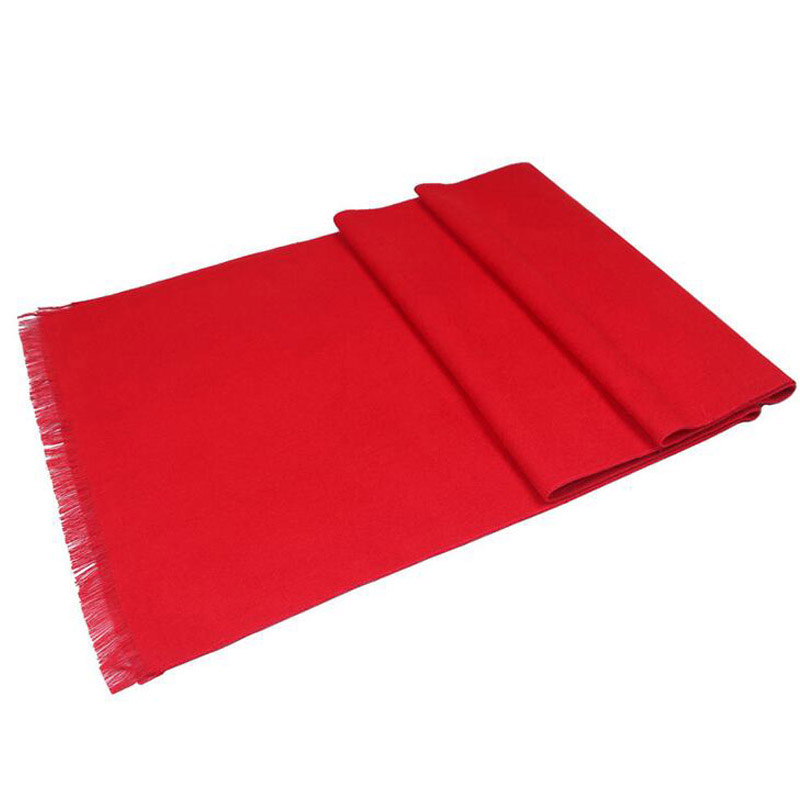 Fashion Winter Solid Color Men - Wool Scarf Men avis et prix