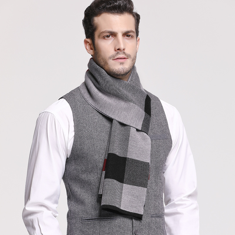 RUNMEIFA 2022 Classic Autumn & - Wool Scarf Men avis et prix