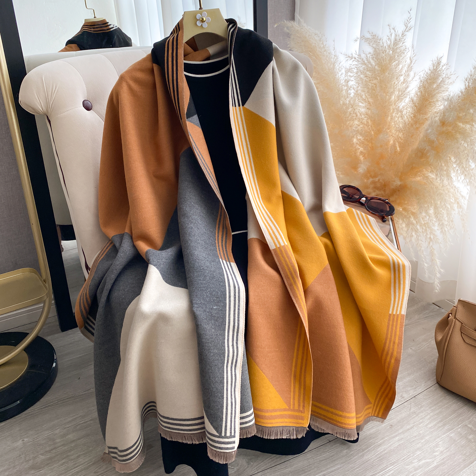 2025 Luxury Winter Cashmere Sc - Cashmere Pashmina Wrap avis et prix