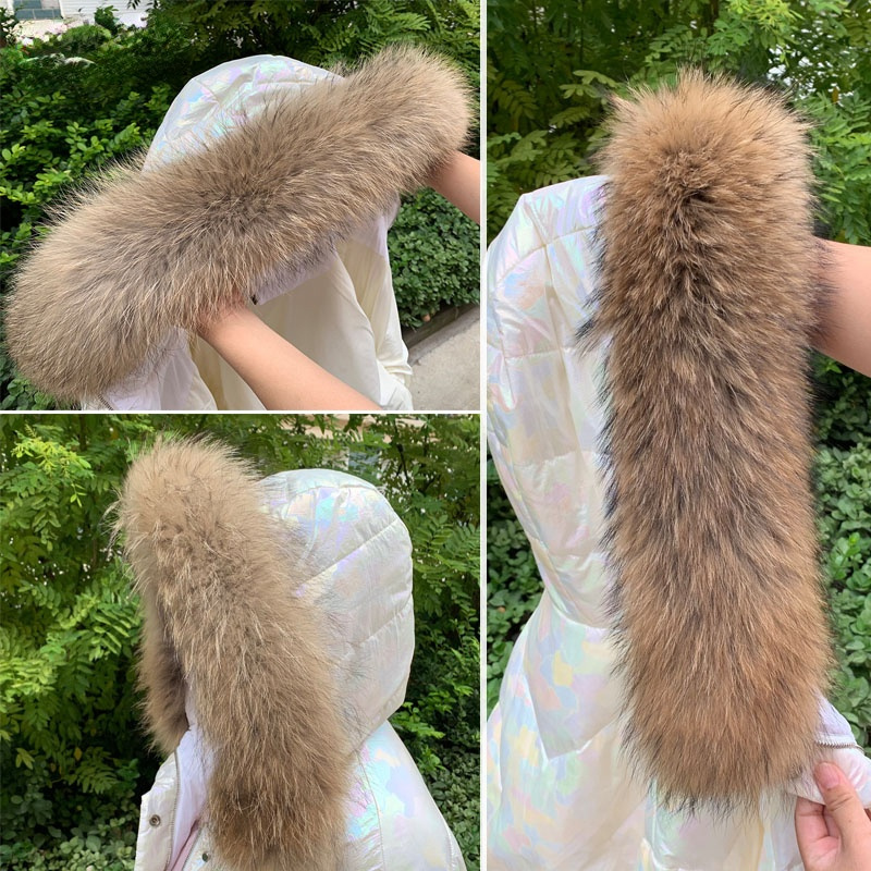 Real Fur Collar for Coat Parka - Shawl Wrap Winter avis et prix