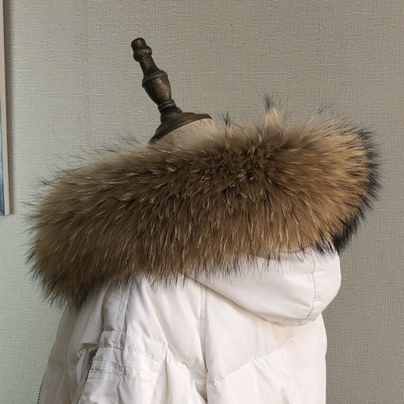 Real Fur Collar for Coat Parka - Shawl Wrap Winter avis et prix