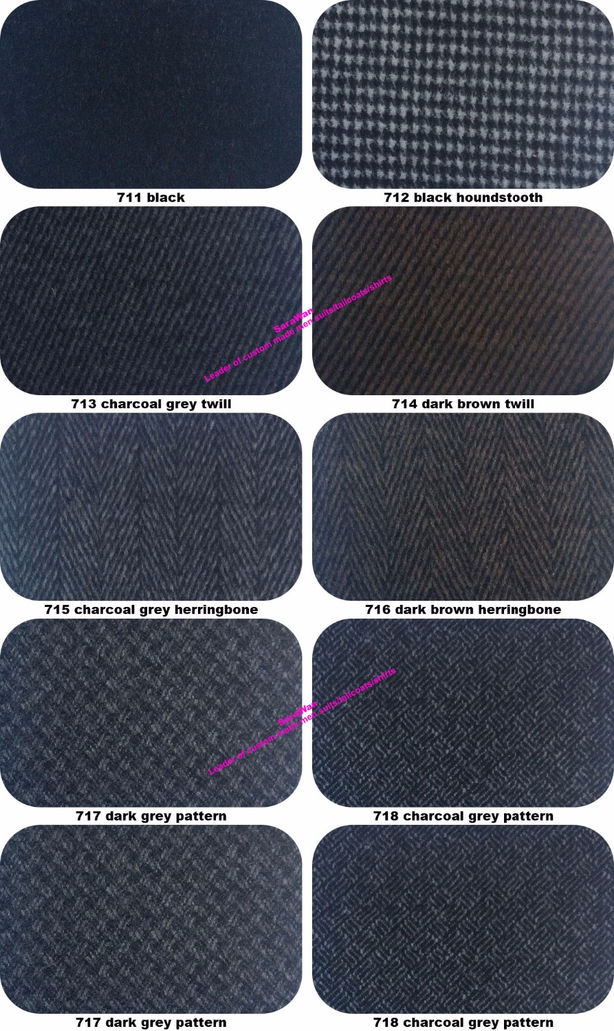 Custom Made Charcoal grey Pea  - Wool Coat Peacoat avis et prix