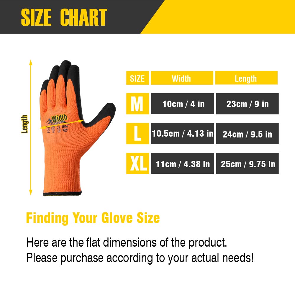1 Pair Thermal Insulated Work  - Snow Glove Insulated avis et prix
