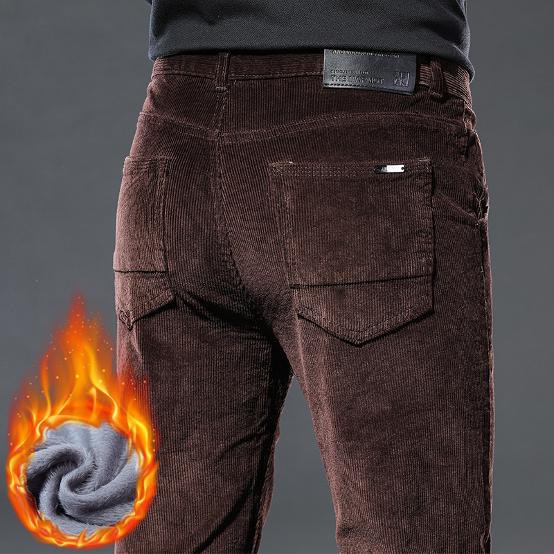 Winter New Men's Corduroy Flee - Corduroy Pant Warm avis et prix