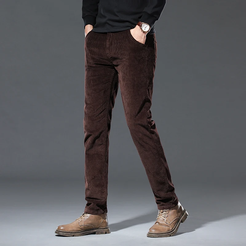 Winter New Men's Corduroy Flee - Corduroy Pant Warm avis et prix