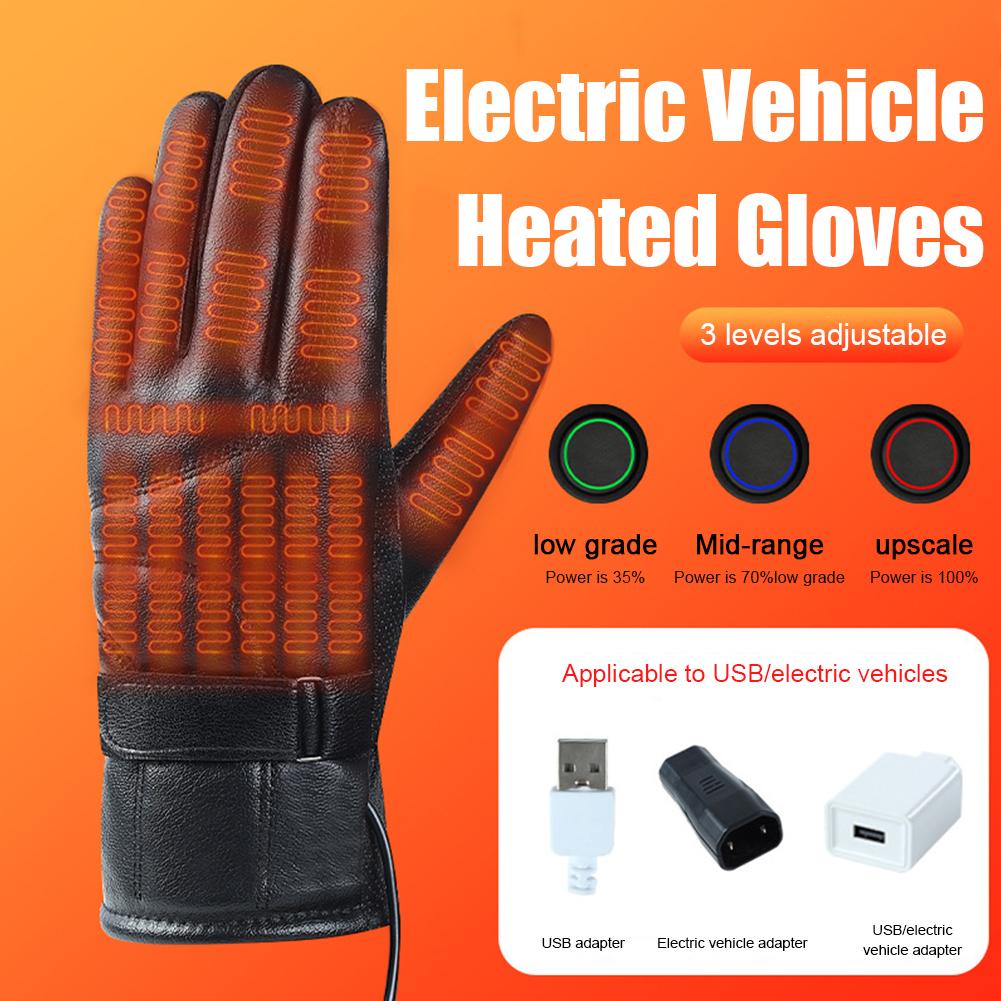 1 Pair USB Heating Gloves Rech - Touch Screen Gloves avis et prix