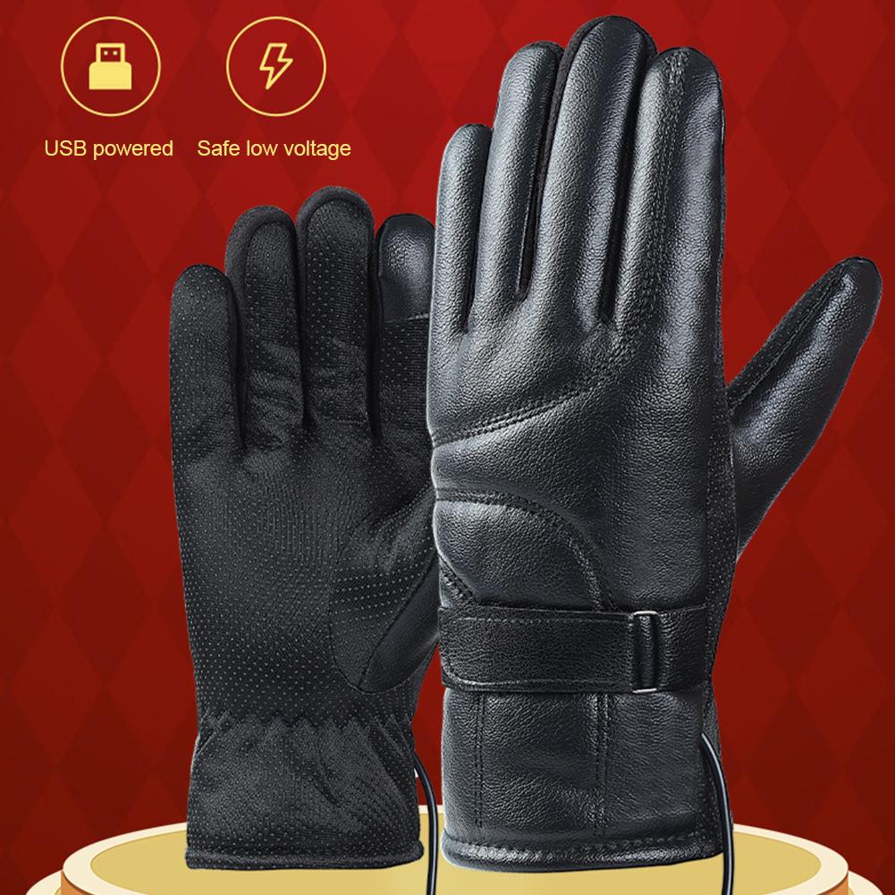 1 Pair USB Heating Gloves Rech - Touch Screen Gloves avis et prix
