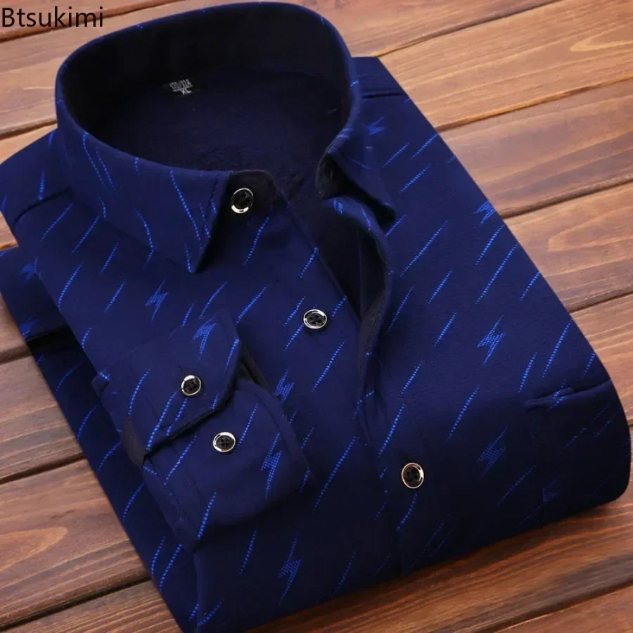 2024 Men's Winter Warm Long Sl - Flannel Shirt Lined avis et prix