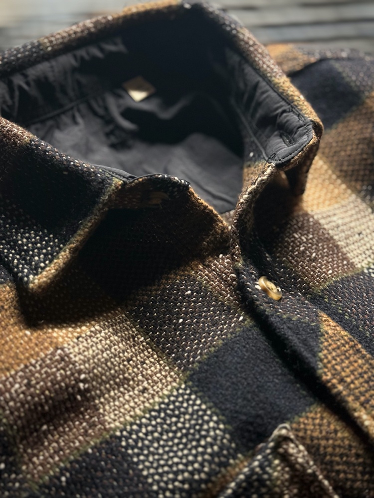 Mens American Vintage Yarn Dye - Flannel Shirt Lined avis et prix