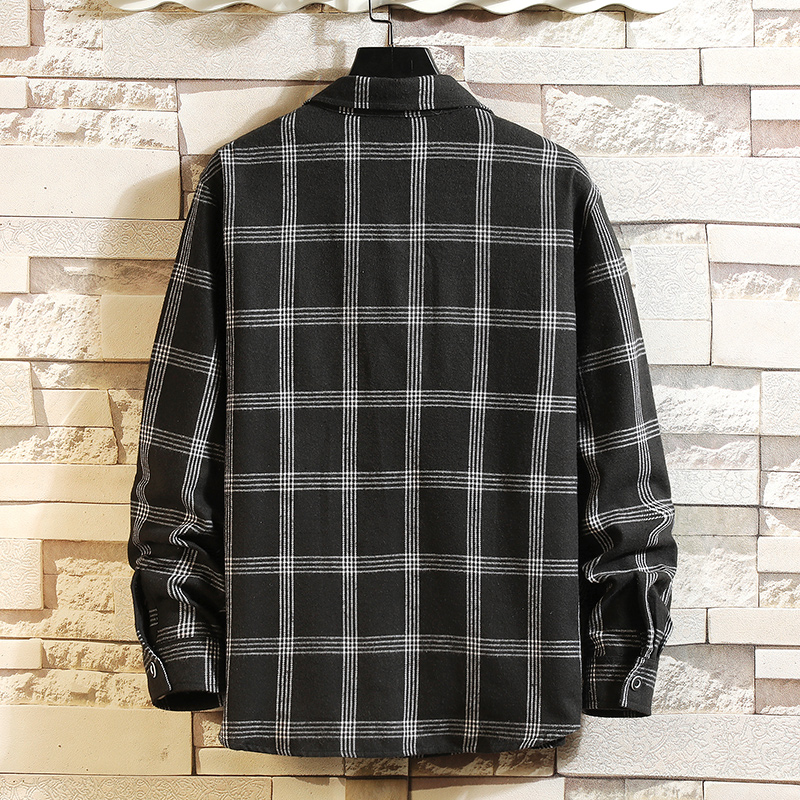 2025 Summer Men's Plaid Shirt  - Flannel Shirt Lined avis et prix