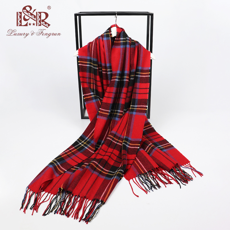 2022 winter men plaid scarf ca - Wool Scarf Men avis et prix