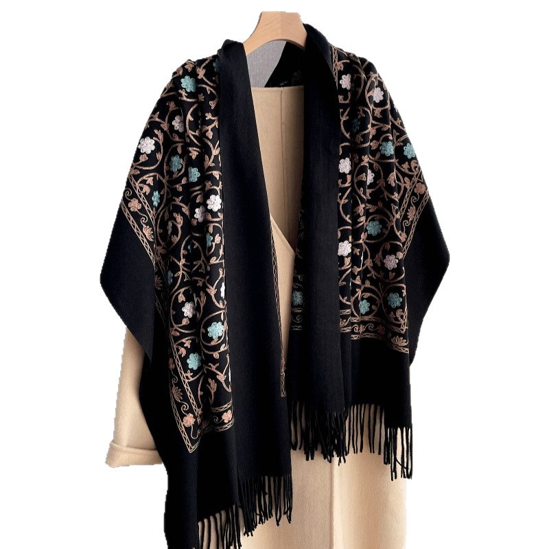 2025 New Embroidery Cashmere S - Cashmere Pashmina Wrap avis et prix