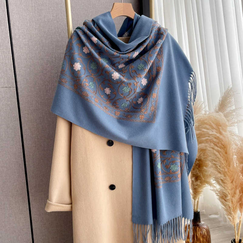 2025 New Embroidery Cashmere S - Cashmere Pashmina Wrap avis et prix
