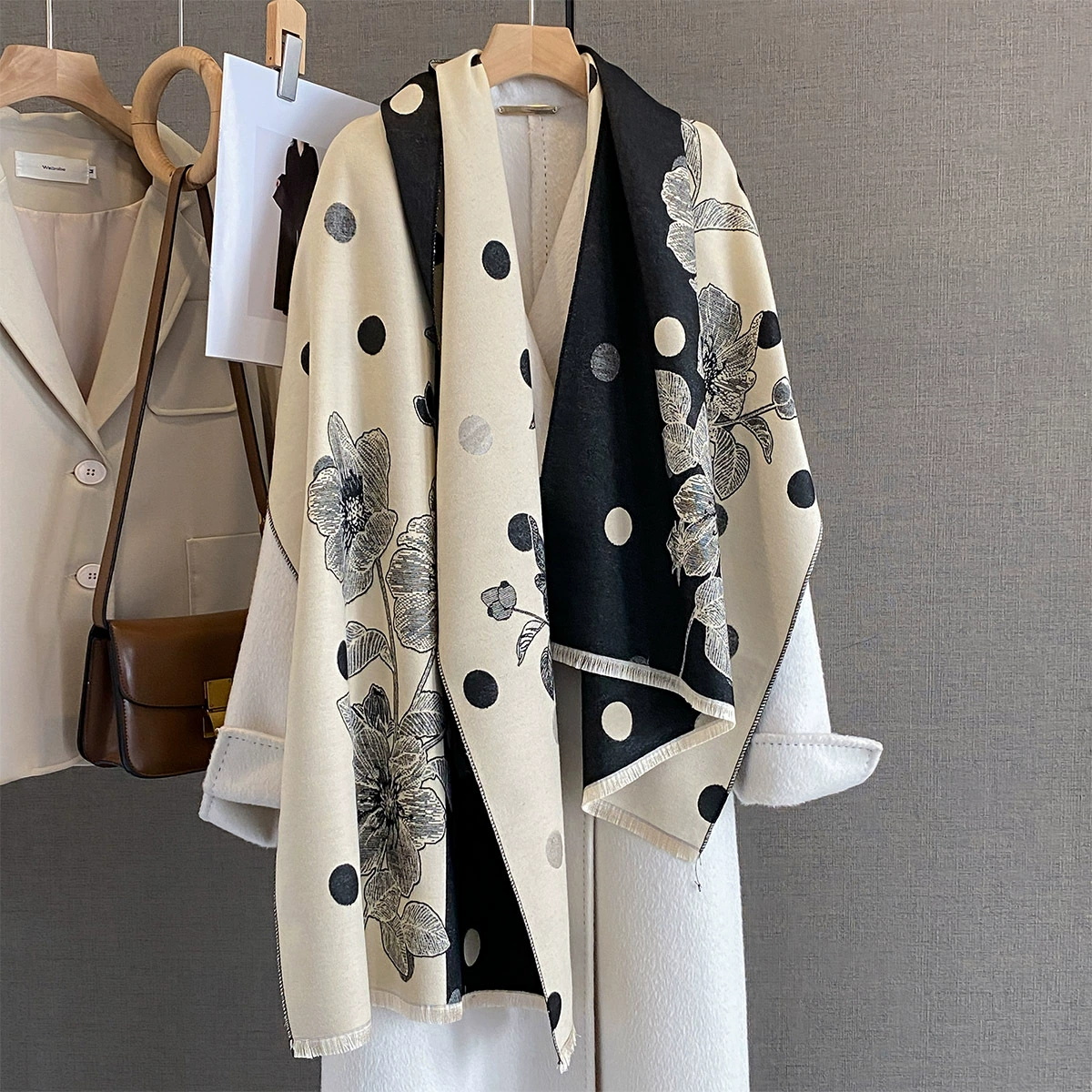 2025 Women Thicken Luxury Wint - Cashmere Pashmina Wrap avis et prix
