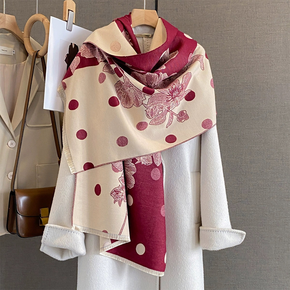 2025 Women Thicken Luxury Wint - Cashmere Pashmina Wrap avis et prix