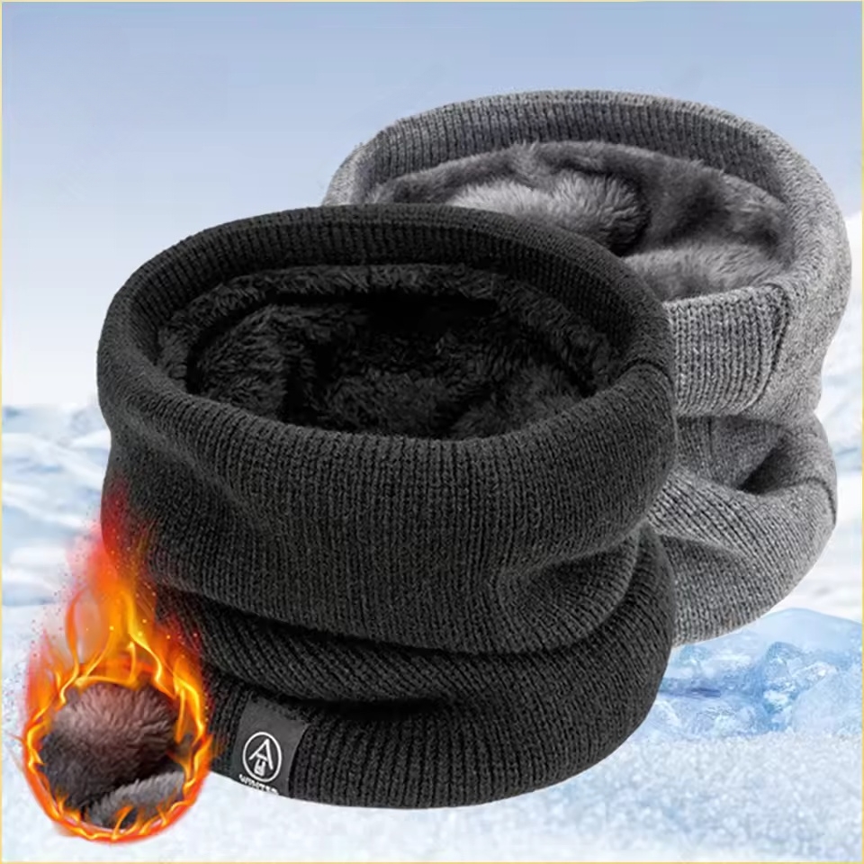 Winter Neck Warmer Scarf Fleec - Neck Gaiter Fleece avis et prix