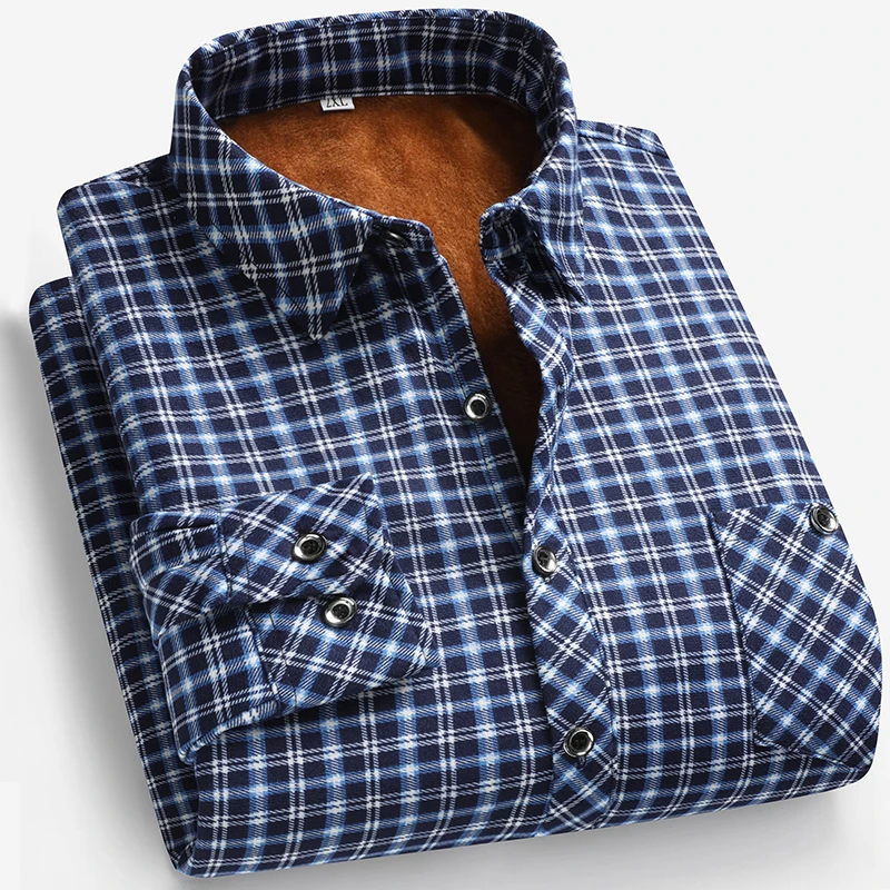 2026 Autumn and Winter Men's F - Flannel Shirt Lined avis et prix