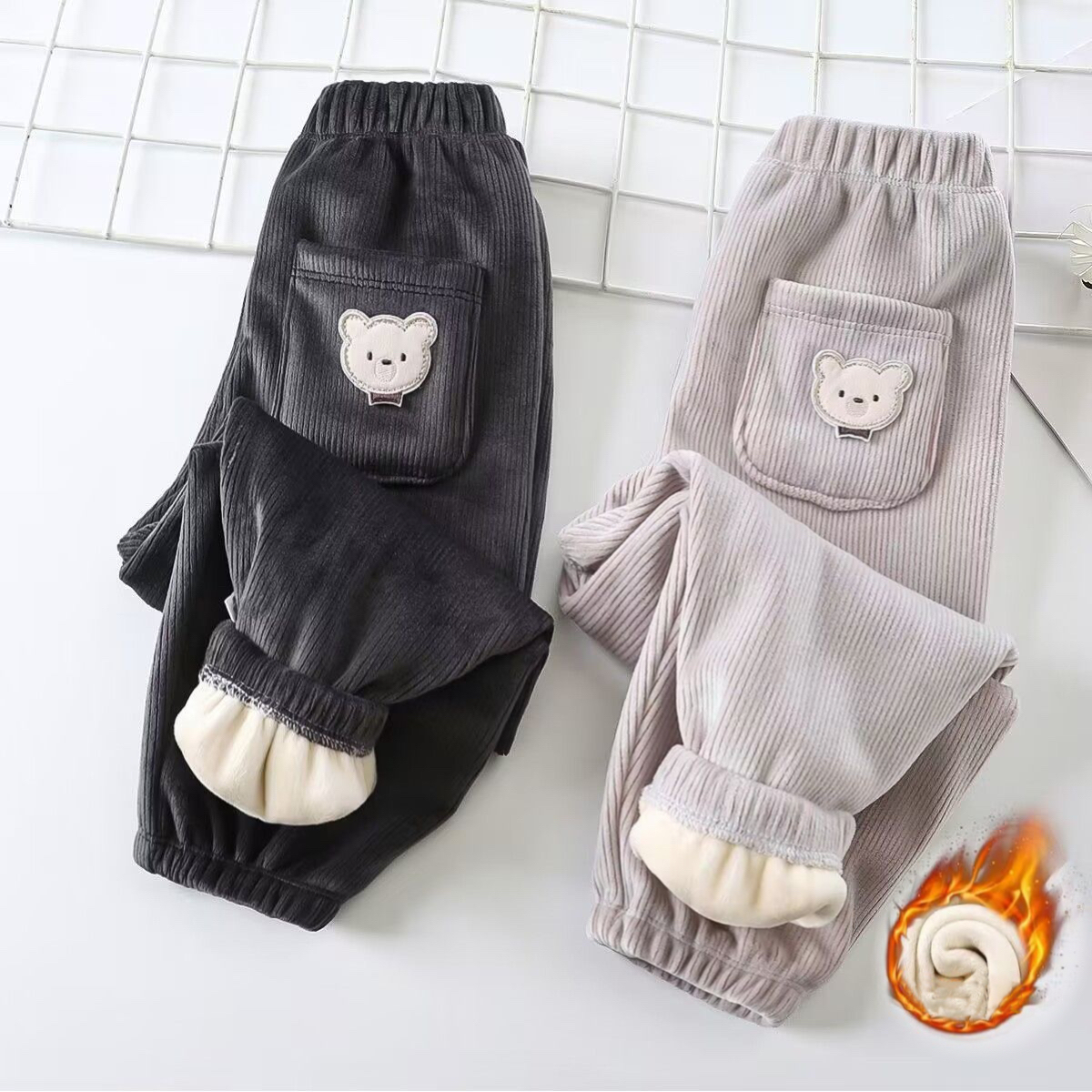 1pcs Boy Girl Winter Velvet Co - Corduroy Pant Warm avis et prix