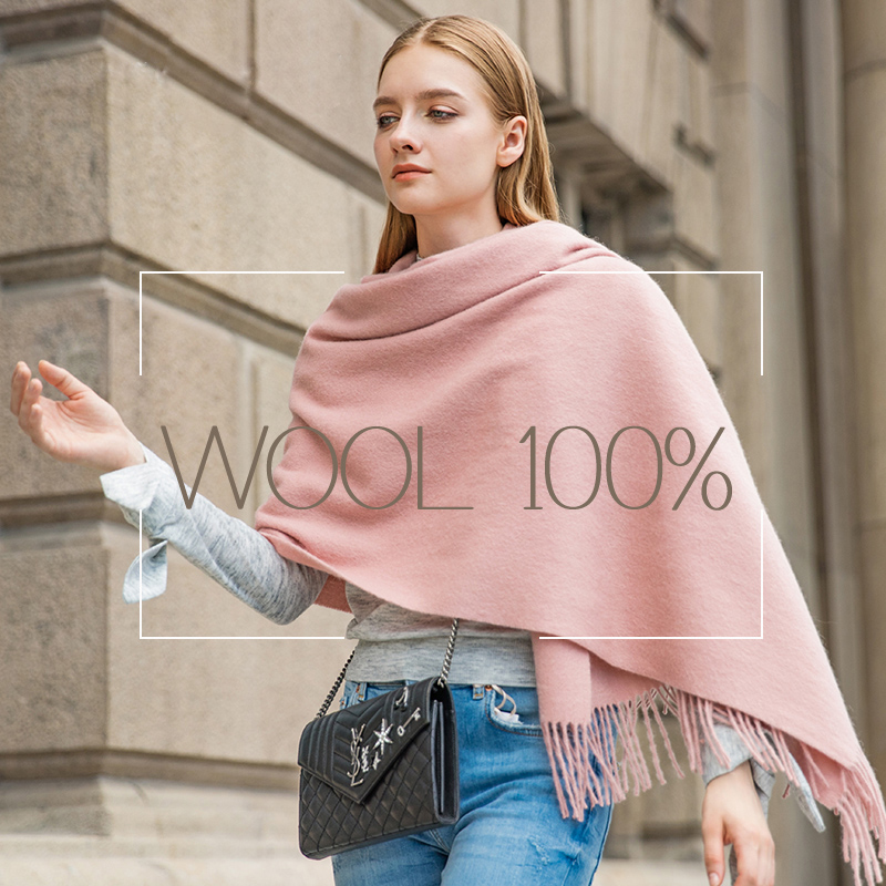 Wool Winter Scarf Women Fashio - Shawl Wrap Winter avis et prix