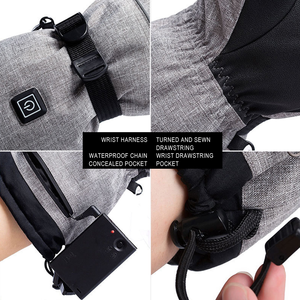 Electric Heated Gloves Men Wom - Touch Screen Gloves avis et prix