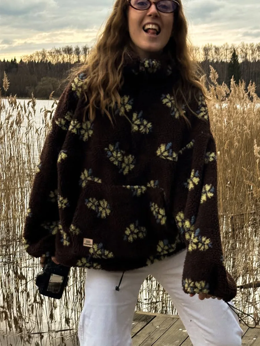 Autumn Winter Women's Sherpa F - Sherpa Hoodie Fleece avis et prix
