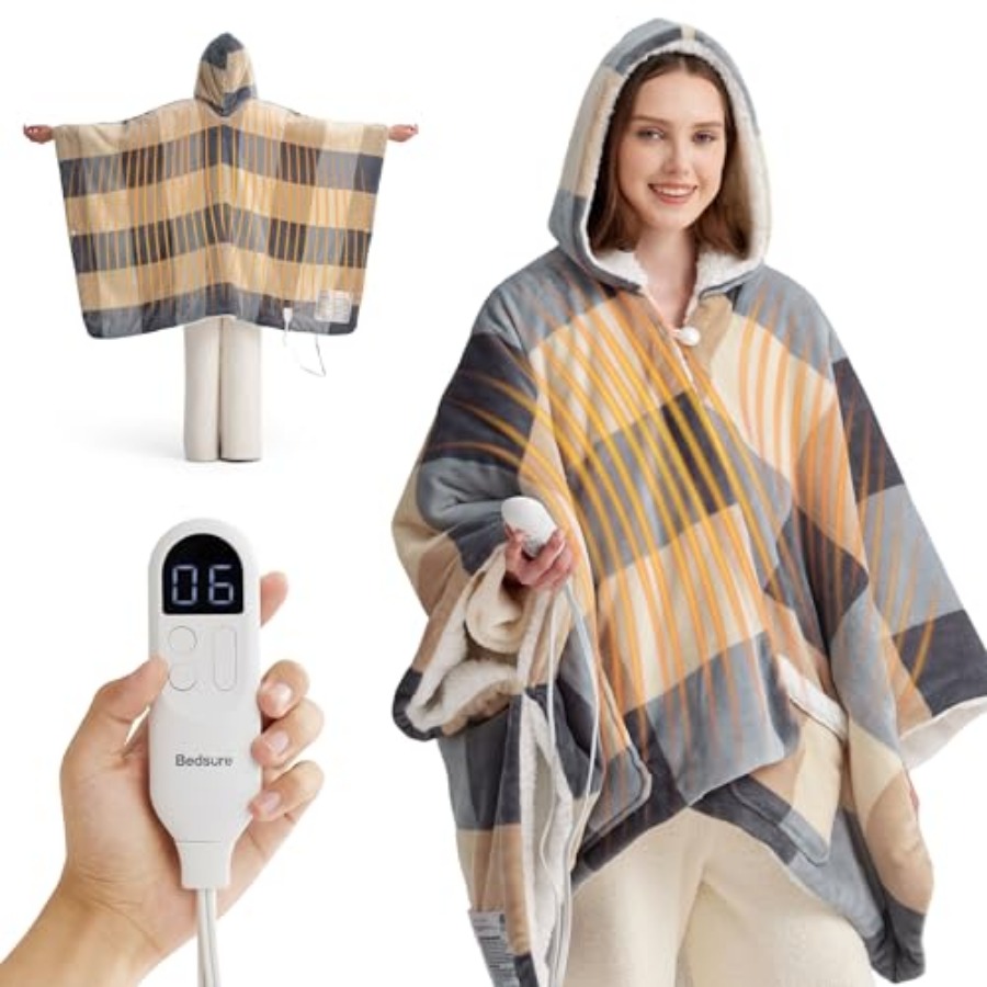 Heated Blanket Wearable Shawl  - Shawl Wrap Winter avis et prix