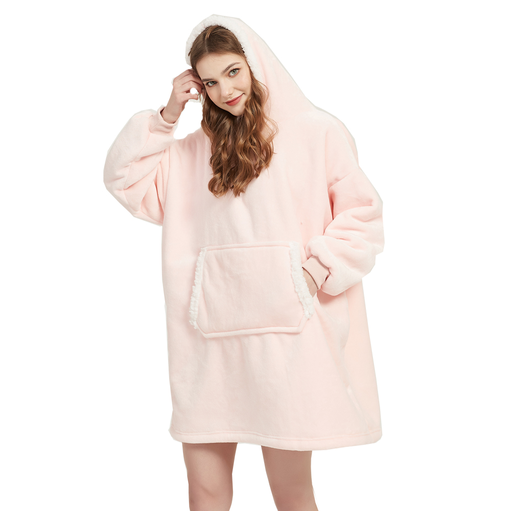 Microfiber Plush Coral Fleece  - Sherpa Hoodie Fleece avis et prix