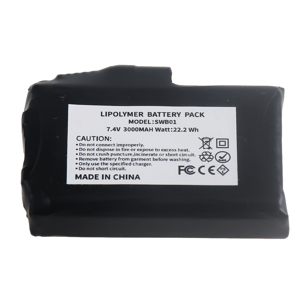 7.4V 3000mah Li-Polymer Batter - Heated Vest Battery avis et prix