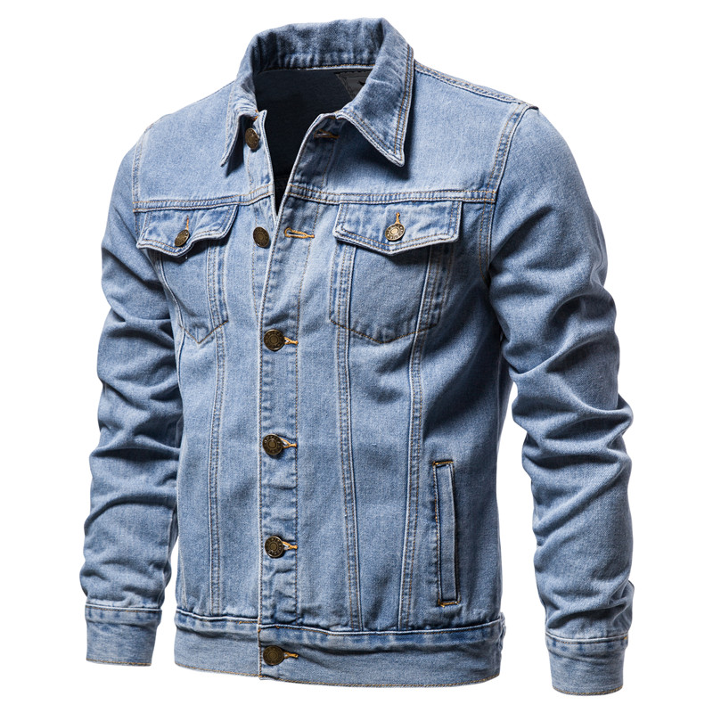 2025 Autumn Men Solid Denim Ja - Down Jacket Packable avis et prix