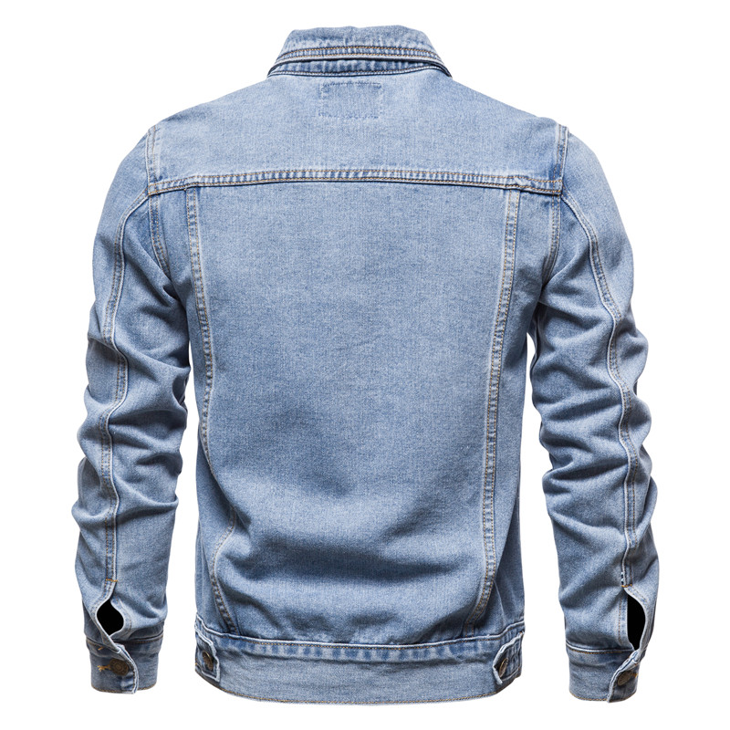2025 Autumn Men Solid Denim Ja - Down Jacket Packable avis et prix